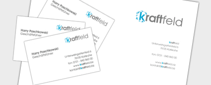 kraftfeld Geschäftspapierausstattung